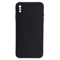 Husa spate pentru iPhone XS Max B-Silicon case - Negru