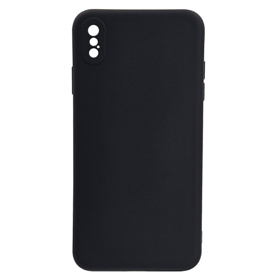 Husa spate pentru iPhone XS Max B-Silicon case - Negru