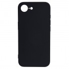 Husa spate pentru iPhone 16e B-Silicon case - Negru