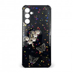 Husa spate pentru Samsung Galaxy A14- Blossom Case Negru
