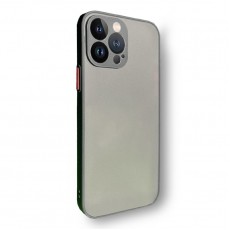 Husa spate pentru iPhone 13 Pro Max - Button Case Negru