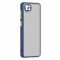 Husa spate pentru Samsung Galaxy M12 - Button Case Albastru / Verde