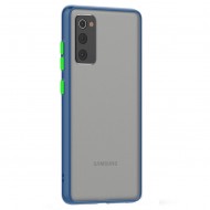 Husa spate pentru Samsung Galaxy S20 FE - Button Case Albastru / Verde