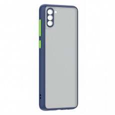 Husa spate pentru Samsung Galaxy S21 - Button Case Albastru / Verde