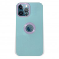 Husa spate pentru iPhone 12 / 12 Pro - Circle Case Bleu & Mov