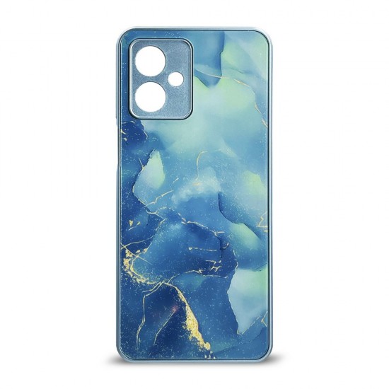 Husa spate pentru Motorola Moto G54 - Deli Case Bleu