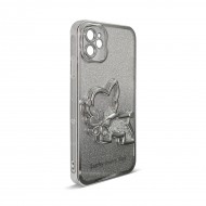 Husa spate pentru iPhone 12- Doo Case Argintiu