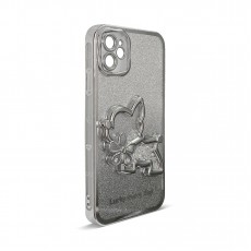 Husa spate pentru iPhone 11- Doo Case Argintiu