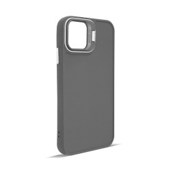 Husa spate pentru iPhone 12- Drop case Kickstand Gri
