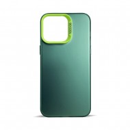 Husa spate pentru iPhone 15 Pro Max- Glace case Verde