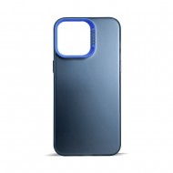 Husa spate pentru iPhone 15 Pro Max- Glace case Albastru
