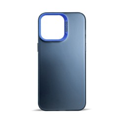 Husa spate pentru iPhone 15 Pro Max- Glace case Albastru