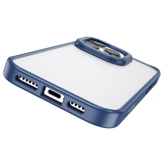 Husa spate pentru Apple iPhone 14 Pro - HOCO Frosted Case Albastru