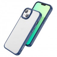 Husa spate pentru Apple iPhone 14 Plus - HOCO Frosted Case Albastru