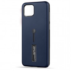 Husa spate pentru iPhone 11 - Hard Case Stand Albastru