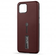 Husa spate pentru iPhone 11 - Hard Case Stand Maro