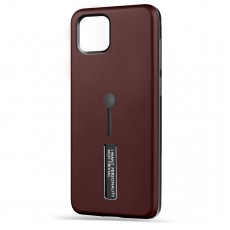 Husa spate pentru iPhone 11 - Hard Case Stand Maro