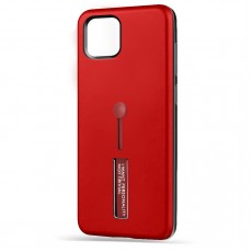 Husa spate pentru iPhone 11 - Hard Case Stand Rosu