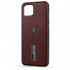 Husa spate pentru iPhone 12 Mini - Hard Case Stand Maro