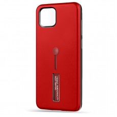Husa spate pentru iPhone 12 Mini - Hard Case Stand Rosu