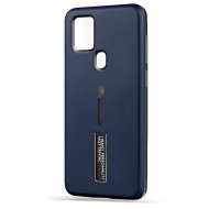 Husa spate pentru Samsung A21s - Hard Case Stand Albastru