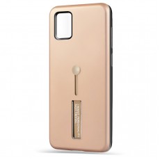 Husa spate pentru Samsung A31 - Hard Case Stand Gold