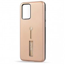 Husa spate pentru Samsung A41 - Hard Case Stand Gold