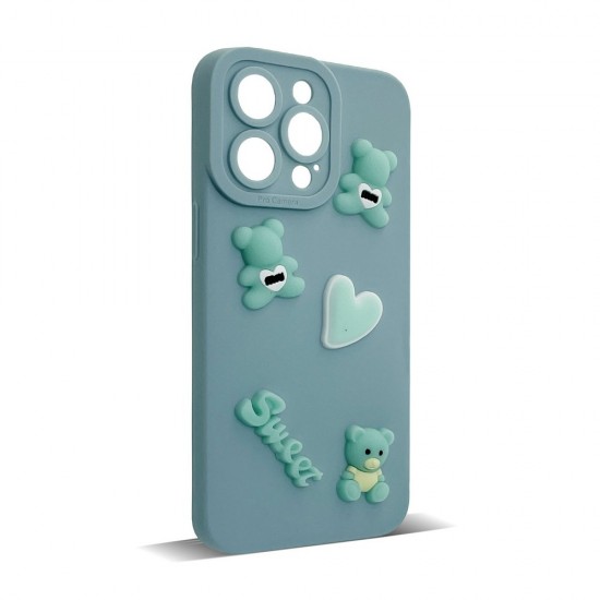 Husa spate pentru IPhone 15 Pro Max- Hug case Bleu