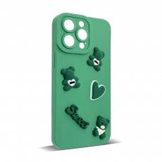 Husa spate pentru IPhone 15 Pro Max- Hug case Verde