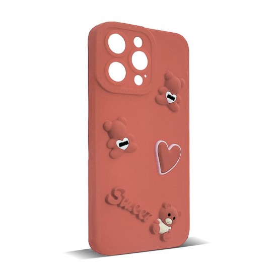 Husa spate pentru IPhone 14 Pro Max- Hug case Roz