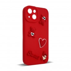 Husa spate pentru IPhone 15- Hug case Rosu