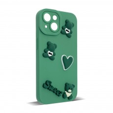 Husa spate pentru IPhone 15- Hug case Verde