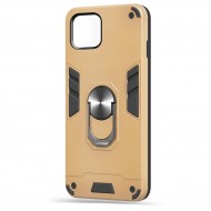 Husa spate pentru iPhone 12 Pro Max - Hybrid Case Stand Gold