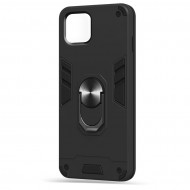 Husa spate pentru iPhone 12 Pro Max - Hybrid Case Stand Negru