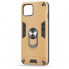 Husa spate pentru iPhone 11 - Hybrid Case Stand Gold