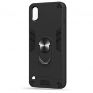 Husa spate pentru Samsung Galaxy A10 - Hybrid Case Stand Negru