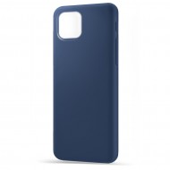Husa spate pentru iPhone 12 Pro Max - Silicon Line Albastru