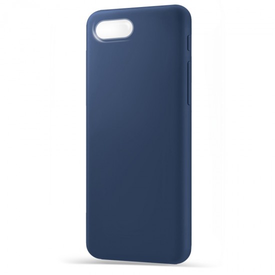 Husa spate pentru iPhone 6 - Silicon Line Albastru