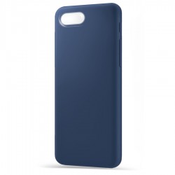 Husa spate pentru iPhone 7 - Silicon Line Albastru