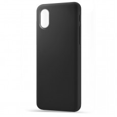 Husa spate pentru iPhone XS Max - Silicon Line Negru