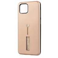 Husa spate pentru iPhone 11 Pro Max - Hard Case Stand Gold