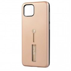 Husa spate pentru iPhone 11 Pro Max - Hard Case Stand Gold