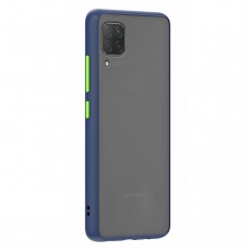 Husa spate pentru Huawei P40 Lite - Button Case Albastru / Verde
