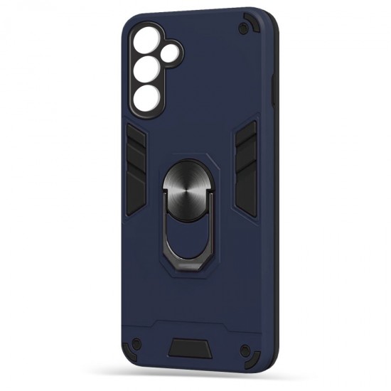 Husa spate pentru Samsung Galaxy A04s - Hybrid Case Stand Albastru