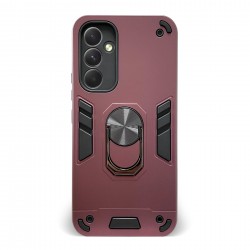 Husa spate pentru Samsung Galaxy A34 5G - Hybrid Case Stand Visiniu