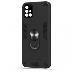Husa spate pentru Samsung Galaxy A71 - Hybrid Case Stand Negru