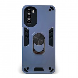 Husa spate pentru Motorola Moto G62 - Hybrid Case Stand Albastru