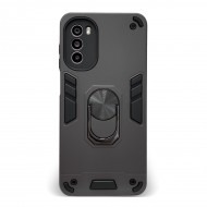 Husa spate pentru Motorola Moto G52 - Hybrid Case Stand Negru