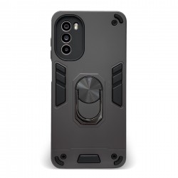 Husa spate pentru Motorola Moto G62 - Hybrid Case Stand Negru