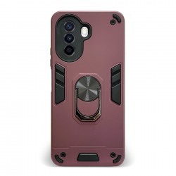 Husa spate pentru Huawei Nova Y70 - Hybrid Case Stand Visiniu